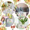 Hello Spring Wood Sign for Home Farmhouse Decor 9 x 5.3 Inch Spring Table Centerpiece Freestanding Decor Wooden Cutout Decoration